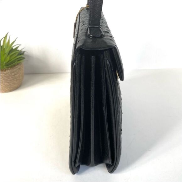 Alfred Roth Vintage Ostrich Bag New RARE - Picture 10 of 13